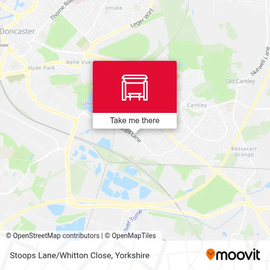 Stoops Lane/Whitton Close map