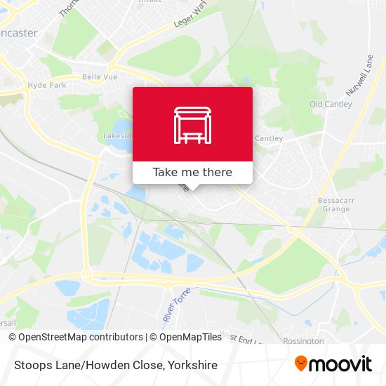 Stoops Lane/Howden Close map