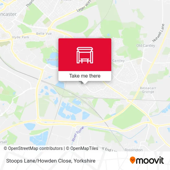 Stoops Lane/Howden Close map