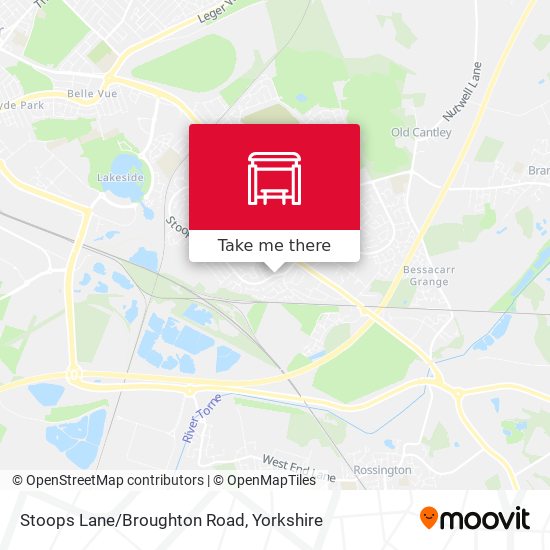 Stoops Lane/Broughton Road map