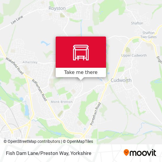 Fish Dam Lane/Preston Way map