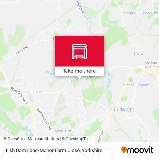 Fish Dam Lane/Manor Farm Close map