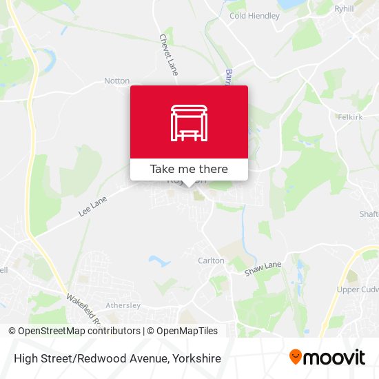 High Street/Redwood Avenue map