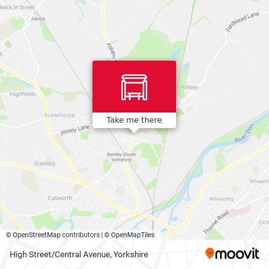 High Street/Central Avenue map