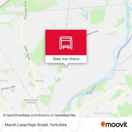 Marsh Lane/High Street map
