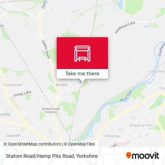 Station Road/Hemp Pits Road map
