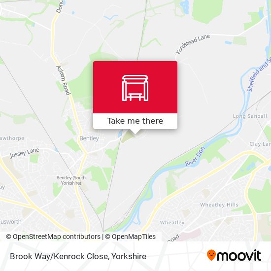 Brook Way/Kenrock Close map
