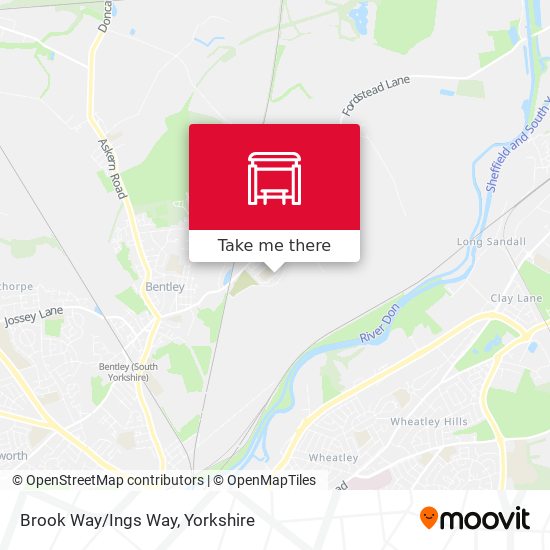 Brook Way/Ings Way map