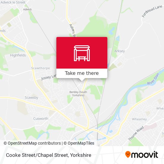 Cooke Street/Chapel Street map