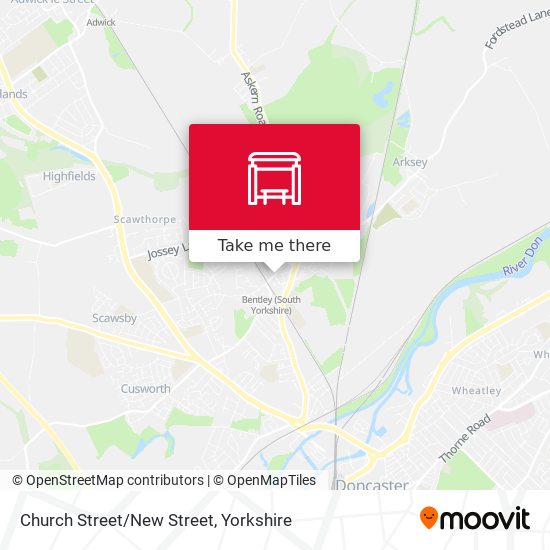 Church Street/New Street map