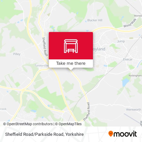 Sheffield Road/Parkside Road map