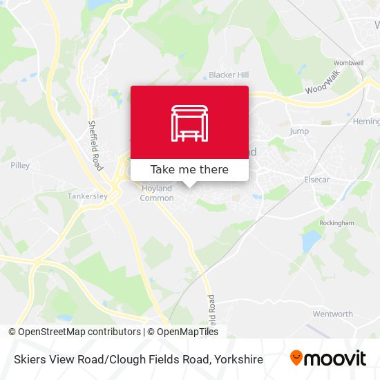 Skiers View Road / Clough Fields Road map