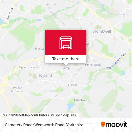 Cemetery Road/Wentworth Road map