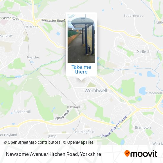 Newsome Avenue/Kitchen Road map