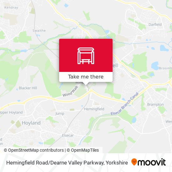 Hemingfield Road / Dearne Valley Parkway map