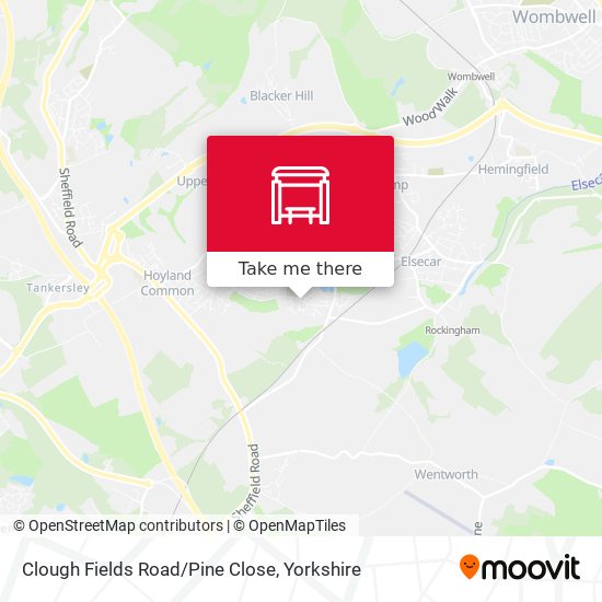 Clough Fields Road/Pine Close map