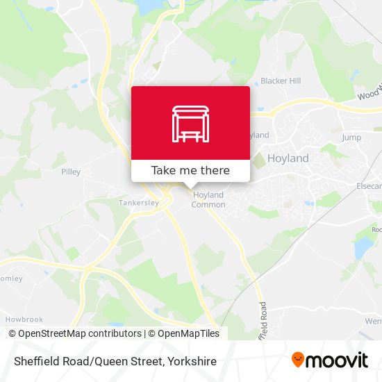 Sheffield Road/Queen Street map
