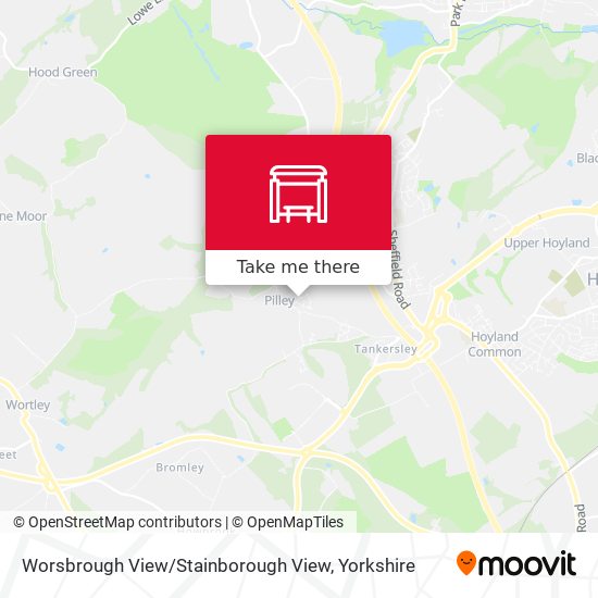 Worsbrough View / Stainborough View map