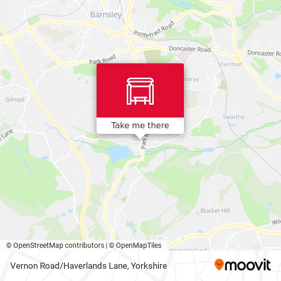 Vernon Road/Haverlands Lane map