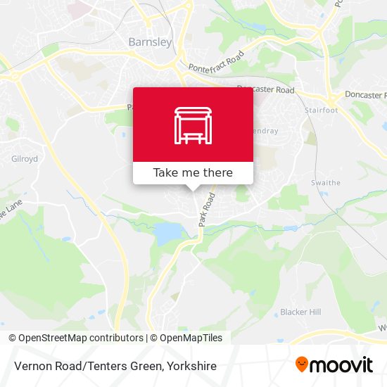 Vernon Road/Tenters Green map