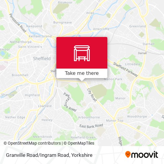 Granville Road/Ingram Road map