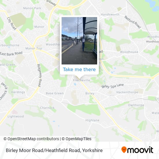 Birley Moor Road / Heathfield Road map