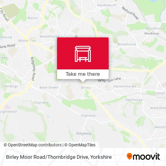 Birley Moor Road / Thornbridge Drive map
