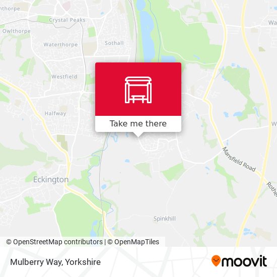 Mulberry Way map