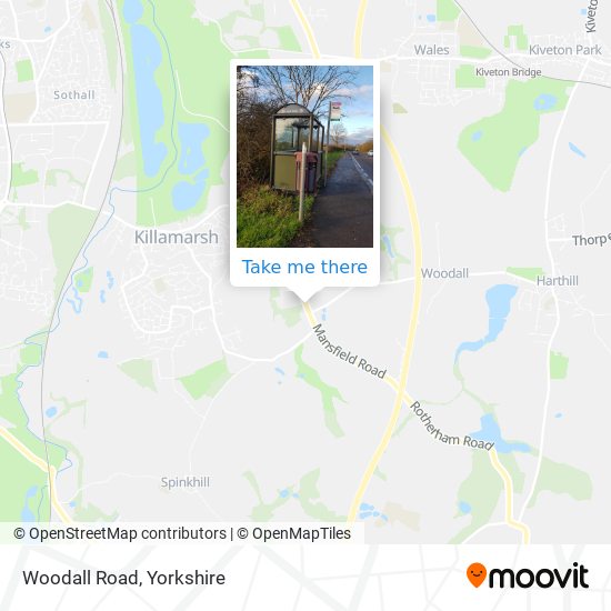 Woodall Road map