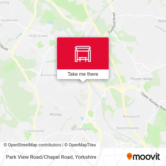 Park View Road/Chapel Road map