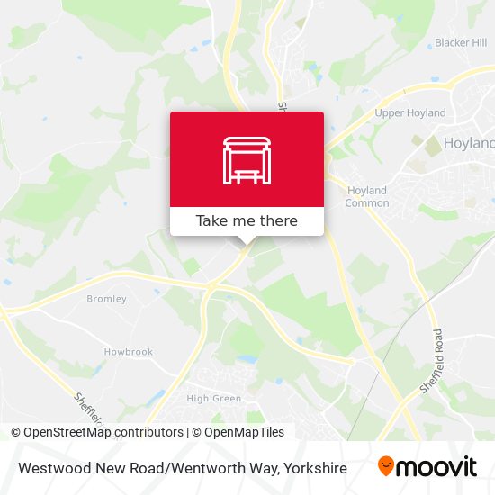 Westwood New Road / Wentworth Way map