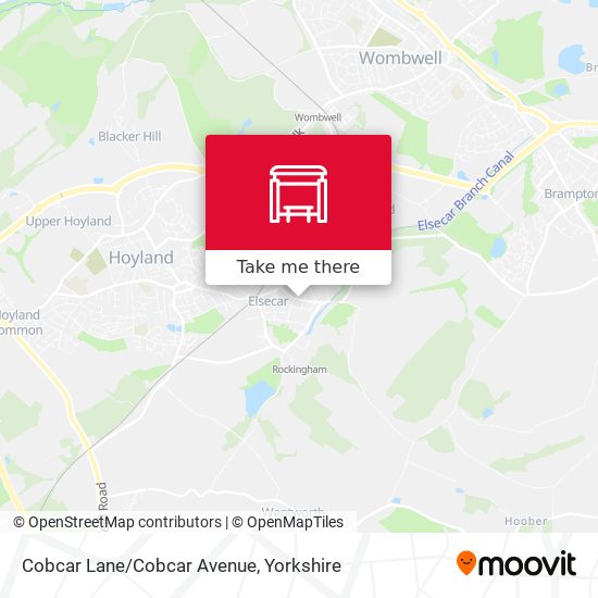 Cobcar Lane/Cobcar Avenue map
