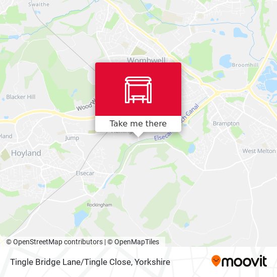 Tingle Bridge Lane / Tingle Close map