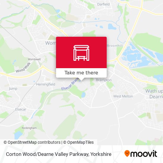 Corton Wood / Dearne Valley Parkway map