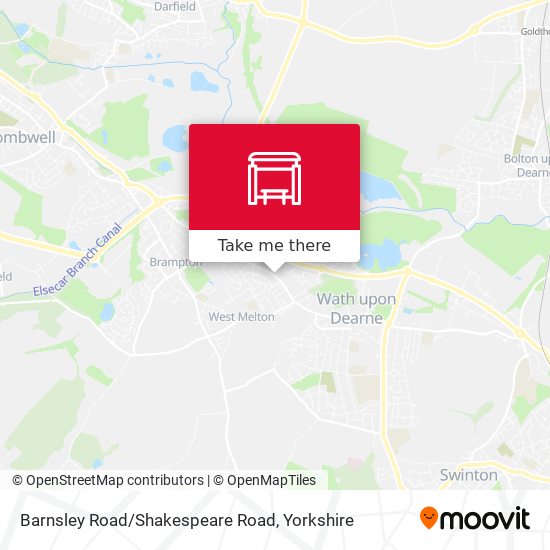 Barnsley Road/Shakespeare Road map