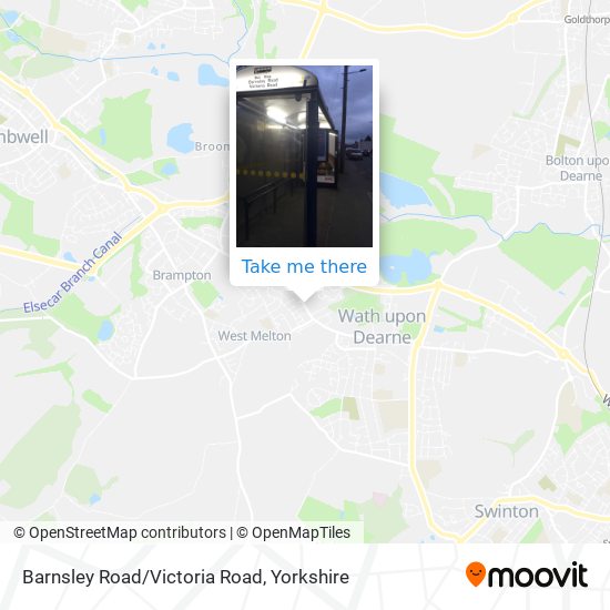 Barnsley Road/Victoria Road map