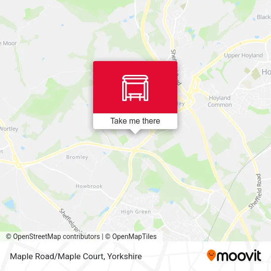 Maple Road/Maple Court map