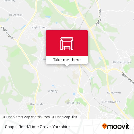 Chapel Road/Lime Grove map