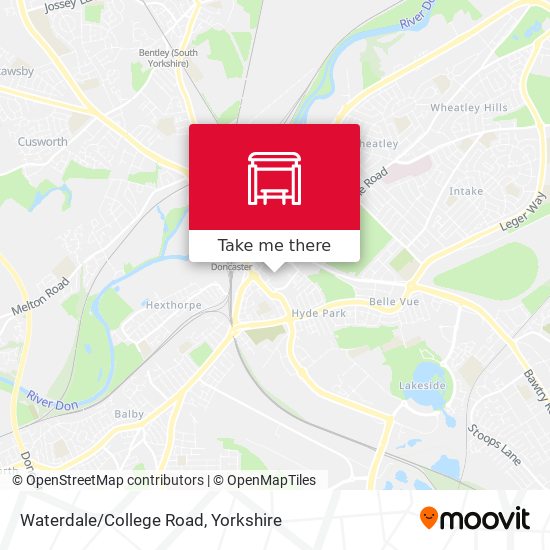 Waterdale/College Road map