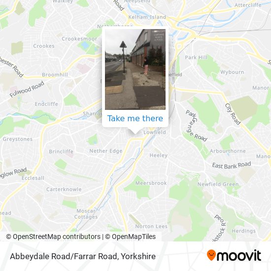 Abbeydale Road/Farrar Road map