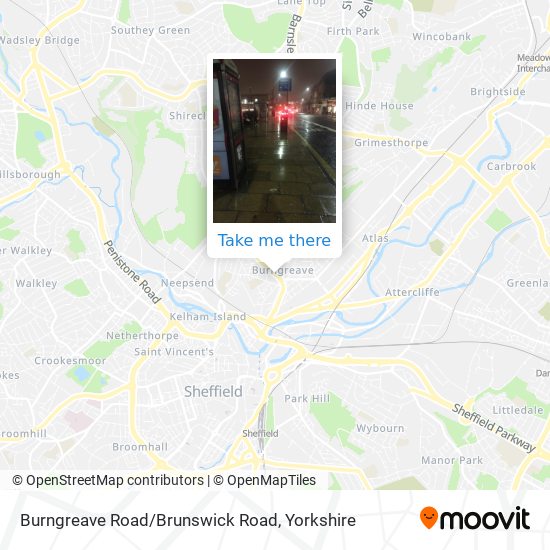 Burngreave Road/Brunswick Road map