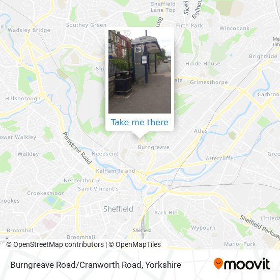 Burngreave Road/Cranworth Road map