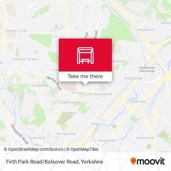 Firth Park Road/Bolsover Road map