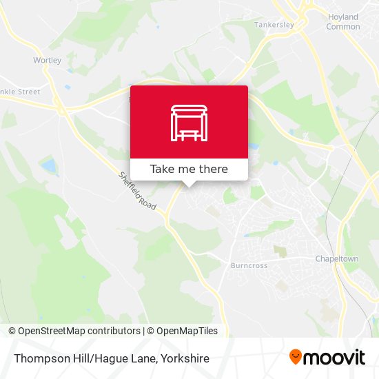Thompson Hill/Hague Lane map