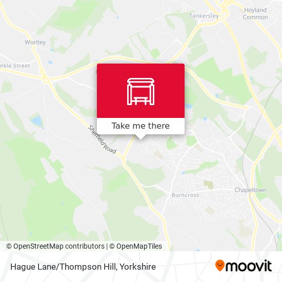 Hague Lane/Thompson Hill map