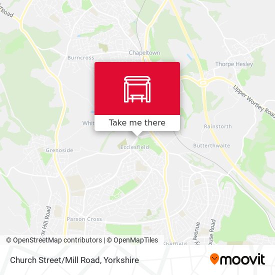 Church Street/Mill Road map