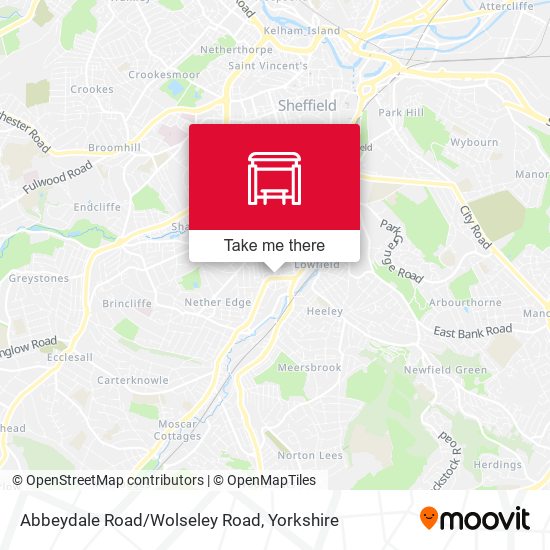 Abbeydale Road/Wolseley Road map