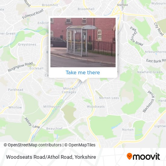 Woodseats Road/Athol Road map