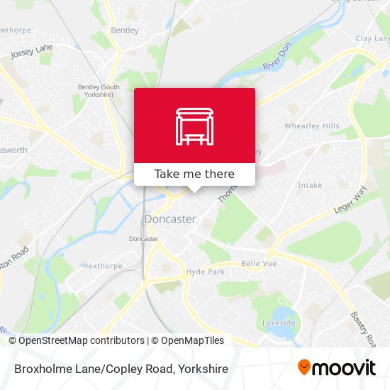 Broxholme Lane/Copley Road map