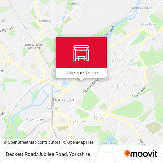 Beckett Road/Jubilee Road map